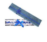 Zidoley Liga Azul Boda, Liga Azul Boda Regalo Boda Con Tarjeta de Felicitación, Regalo de Novia Regalo de Boda Algo (FR/ES, Letras, Talla única, Regular, Regular, Blue)