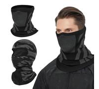 Zidoley Pasamontañas para motocicleta, pasamontañas de enfriamiento a prueba de viento, transpirable, máscara de esquí, pasamontañas, accesorios de moto, adecuado para deportes al aire libre, esquí