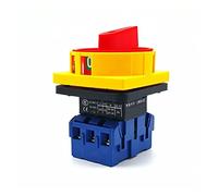 ZIDRMTKVK Interruptor codificador SZD11-25A/32A/40A/63A/80A/100A CA 600V Encendido/Apagado 2 Posiciones Interruptor de Cambio cámara rotatorio trifásico(32A)