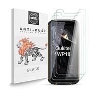Zidwzidwei Protector de Pantalla Compatible con Oukitel WP18 [3-Pack], 9H Dureza Vidrio Templado, 2.5D Alta Definicion Alta Sensibilidad, Antiarañazos Protector de Pantalla