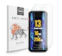 Zidwzidwei Protector de Pantalla para Ulefone Armor 21 [3-Pack], 9H Dureza Vidrio Templado, 2.5D Alta Definicion Alta Sensibilidad, Antiarañazos Protector de Pantalla