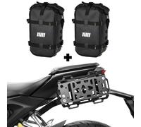 ZIEGER Portabolsas Lateral Compatible Con Honda CB 125 R + Tamaño De Bolsa M