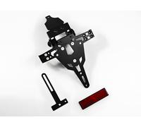 ZIEGER Soporte Matrícula Ajustable Negro Para Aprilia SL 750 Shiver Francia