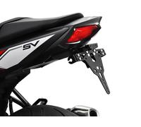ZIEGER Pro Soporte Placa Matrícula Anclable Para Suzuki SV 650 CH Negro