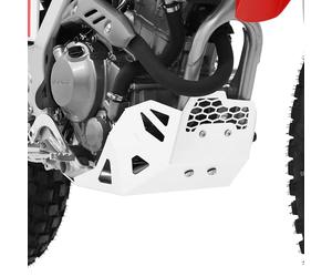ZIEGER Protección contra el empotramiento del motor compatible con Honda CRF 300 L, color blanco