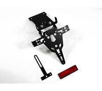 ZIEGER Soporte de matrícula Pro compatible con Yamaha FZ6 / Fazer 2004-09 / FZ6 S2 / Fazer S2 año de fabricación 2007-10 Austria