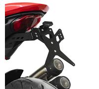 ZIEGER X-Line Portaplacas para Ducati Monster, Negro, Atornillable