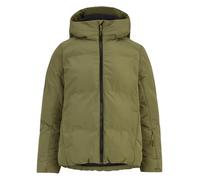 Ziener AWAR Chaqueta de esquí para niños, cálida, transpirable, impermeable, color verde oliva, 140