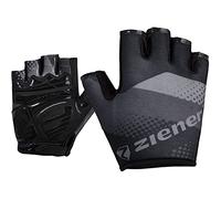 Ziener CONRADO, Bicicleta, bicicleta de carreras, guantes de ciclismo | Dedos cortos con protección solar - transpirable/acolchado, Hombre, Black, 7