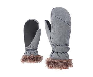 Ziener Gloves KEM Guantes De Esquí De Mujer, Mujer, Grey Melange, 7
