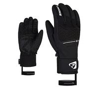 Ziener Guantes de esquí de Granito para Hombre | Impermeable Gore-Tex, Lana Alpina, Negro, 7,5