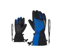 Ziener Guantes de esquí Laval para niños/Deportes de Invierno | Impermeables, puño Largo, Azul Cobalto, 6