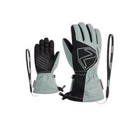 Ziener Guantes de esquí Laval para niños, Impermeables, extracálidos, de Lana, Color Gris, Ripstop, 3,5
