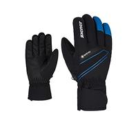 Ziener Gunar - Guantes de esquí para Hombre, Impermeables, Transpirables y cálidos, Color Negro, Azul Persa, 7,5