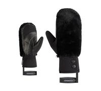 Ziener Katniss-Z - Manoplas de esquí para Mujer (térmico, Palma de Piel, Piel sintética, Talla S)