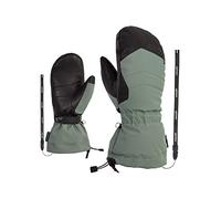 Ziener KILATI - Guantes de esquí para Mujer, Impermeable, Lana Freeride, Verde mud, 6,5