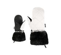 Ziener KWINZI-Z - Manoplas de esquí para Mujer, puños de Piel sintética, térmico, Impermeable, Color Blanco, 7