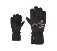 Ziener LAILLA - Guantes de esquí para niños, Impermeables, sin PFC, Color Negro, 4