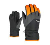 Ziener Lando Guantes De Esquí para Niños, Unisex niños, New Orange, 7,5