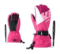 Ziener Lani Guantes De Esquí, Unisex niños, Pink Blossom, 4