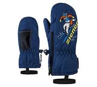 Ziener Le Guantes De Esquí Niños, Unisex niños, Estate Blue/White, 98cm
