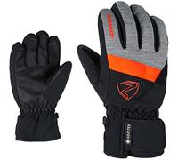 Ziener Leif Guantes De Esquí, Unisex niños, Dark Melange.Black, 3