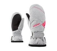 Ziener Lia Guantes De Esquí, Unisex niños, Light Melange, 4