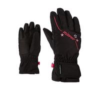 Ziener Lula Guantes De Esquí, Unisex niños, Black, 4