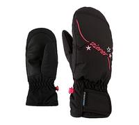 Ziener Lulana Guantes De Esquí para Niñas, Unisex niños, Black, 4