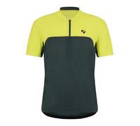 Ziener NARIUS Maillot de Ciclismo para Hombre - Bicicleta de montaña | Bicicleta de Carretera - Transpirable, de Secado rápido, elástico, Manga Corta, Amarillo limón, 48