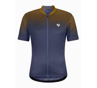 Ziener NELETE - Maillot de Ciclismo para Hombre, de montaña, de Carreras, Transpirable, de Secado rápido, elástico, Manga Corta, Azul Marino, Talla 48