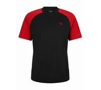 Ziener NEMUEL Camiseta Funcional para Hombre - Ciclismo|Exterior|Fitness | Deporte - Transpirable, Secado rápido, Manga Corta, Rojo, 48