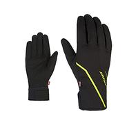 Ziener ULTIMO - Guantes nórdicos para Hombre | Resistente al Viento, Transpirable, Forrado, Negro, Lima, 6.5
