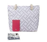 Ziennhu - Bolsa de transporte para botellas de vino, bolsa de transporte y almacenamiento, para cines, conciertos, eventos en el spa, práctica bolsa de almacenamiento, Gris, 33x3 2 cm, Consulte