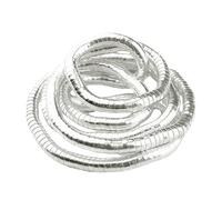 Ziennhu Collar de serpiente plegable - cadena flexible - pulsera egipcia ajustable | Joyería de vestuario para mujeres | Acero inoxidable | Estilo antiguo | Accesorio de moda creativo y único