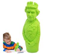 Ziennhu Conmemorativo | Lápiz Ornamental Queen Elizabeth | Figura De Colección De La Familia Real | Keepsake Homenaje Histórico | Visualización De Recuerdos De Monarquía | Artículo De Regalo Real