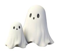 Ziennhu Decoraciones para fantasmas - Adornos fantasmas - Decoraciones festivas Escultura de resina para mujeres casa vacaciones hombres mesa escritorio lugar de trabajo fiesta estante