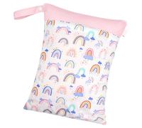 Ziennhu Húmeda para Bañadores - Impermeable para Bañador y Toalla | 2 Bolsillos con Cremallera, Reutilizables, Lavables Viajes Playa Piscina Gimnasio Almacenamiento en seco y húmedo Compacto Liger