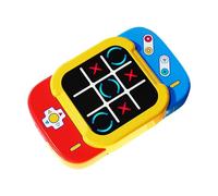 Ziennhu Juego Tic-Toe Portátil - Consola Electrónica Educativa para Niños | Familia Super interactiva | Juego de Mesa Puzzle Viaje Compacto