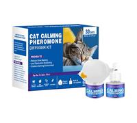 Ziennhu Katzenpheromon Diffusor - Natürlicher Pheromonzerstäuber Für Katzen | Beruhigende Wirkung Stressreduktion | Diffusors - Haustier Wohlbefinden Zuhause Büro