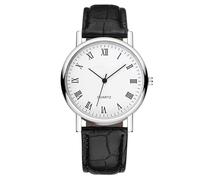 Ziennhu Reloj Classic Men's - Bracelet de Relojing en Black Modern Classics Quartz Train Light | Elegante analógico Impermeable al Negocio Diario (42 mm)