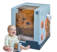 Ziennhu Robot Puppy | Juguete De Mascotas De Felpa Interactiva para Niños | Perro Robótico De Ladridos Realistas con Cola Muevida | Cachorro Electrónico Suave para Niñas Chicas De 0 A 3 Años