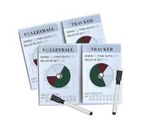 Ziennhu Rueda de Volley - Pista Estratégica de Entrenamiento de Voleibol, Cuaderno de Rendimiento Jugador Equipo de Entrenamiento Borrable para Time-Outs Entrenamientos Reemplazos