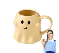 Ziennhu Taza De Halloween - Taza Fantasma Halloween 440 ml - Tazas de Bebida Reutilizables para Casa Vacaciones Residencia Universitaria Noche de Juegos Universidad Cocina Fiesta Club de Lectura