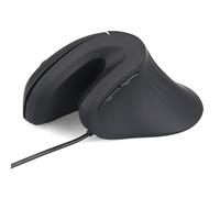Zienstar-Ratón Ergonomía Vertical con Cable,Ratón óptico USB,3 dpi Ajustables,Clic Silencioso,Mano Derecha-Negro