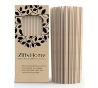 Ziffs Home® 120 varillas difusoras de fibra negra de 25,4 cm x 4 mm, varillas gruesas de fibra para difusores