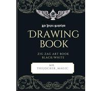 ZIG ZAG ART BOOK: The Jocker Produçoes - Drawing book (Notebooks The Jocker)