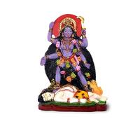 Zig Zag Kaali Maata Estatua hindú de la Destrucción, el poder y la creación Mahakali Figura decorativa para el hogar, habitación Pooja, oficina y regalo religioso (multicolor, 5 pulgadas)