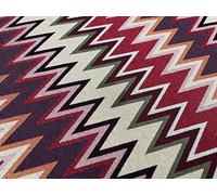 Zig Zag - Tapiz de tela de gobelina para decoración del hogar (140 cm de ancho), multicolor