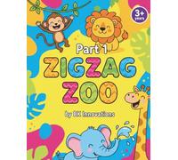 ZIG ZAG ZOO - Colorful Critter Adventure: Kids colouring book for age 3+
